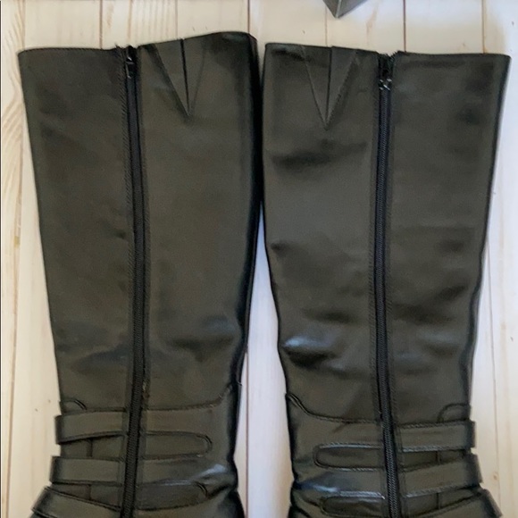 INC Black Wide Calf Leather Riding Boot - Picture 8 of 15
